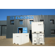 Container maritime 6 pieds - Ultra-compact en acier corten, étanche et résistant