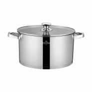 Faitout 28x16cm avec couvercle tous feux dont induction Engelberg Collection Acier  SH-EC28 usage non-intensif Swiss Haus - 5407011642574