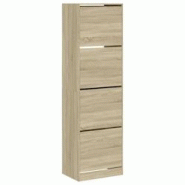 Helloshop26 - Armoire à chaussures range chaussures rangement meuble entrée couloir salon 4 tiroirs rabattables 60 x 42 x 204 cm 02_0021361 - 300020 Helloshop26 - Armoire à chaussures range chaussures rangement meuble entrée couloir salon 4 tiroirs rabattables 60 x 42 x 204 cm 02_0021361 - 300020