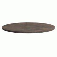 Ligne chr tavola plateau de table ø110 underground rouille u193 - marron Bois massif MCH-50540-UNRO Ligne chr tavola plateau de table ø110 underground rouille u193 - marron Bois massif MCH-50540-UNRO