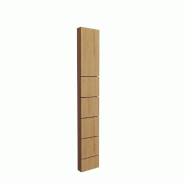 Montant Totem 5 rainures 10x30x195 cm - chêne Corbridge