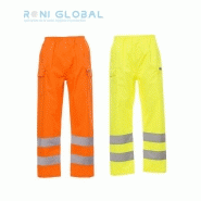 Pantalon de sécurité homme haute visibilité - Anti-pluie en polyester enduit PU avec bandes 3M, 2 poches, Class 2 - Hurricane Payper_0