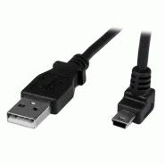 StarTech Cble Mini USB 1 m - A vers Mini B coudé 90° vers