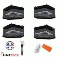 Support de fixation 4 coins UNITECK pour panneau solaire 30 mm