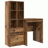 VidaXL Bureau avec tiroir 2 pcs Bois ancien Modèle Titan Outdoor Élite - 3337343