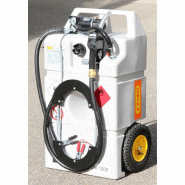 Caddy ravitailleur gasoil 100L - PE avec pompe manuelle et 3 versions disponibles