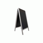 Chevalet stop trottoir avec 2 ardoises amovibles - Dimensions 117 x 60 cm - Référence : PFN50BCCE Chevalet stop trottoir avec 2 ardoises amovibles - Dimensions 117 x 60 cm - Référence : PFN50BCCE