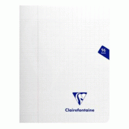 Clairefontaine Lot de 10 Cahier Mimesys 17x22, 96p./48 feuilles 90 g/m² piquées, coloris incolore, Séyès - 3329683937418