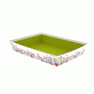 Corbeille carton rectangle Primavera 26x20 - Corbeille carton rectangle Primavera 26x20 -