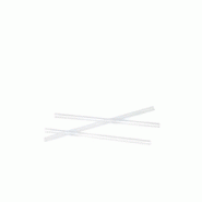 ECOLOMIQUE - 500 Pcs - Paille plastique PP droite transparente, PVC - 125 mm - ECO210CHT125 - transparent plastique ECO210CHT125 ECOLOMIQUE - 500 Pcs - Paille plastique PP droite transparente, PVC - 125 mm - ECO210CHT125 - transparent plastique ECO210CHT125