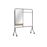 Penderie mobile avec miroir - Room-divider-hanger-solution Penderie mobile avec miroir - Room-divider-hanger-solution