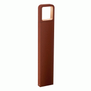 PITT Borne LED 7W pour Jardin, Lampadaire en aluminium IP65, 3000K Corten - Rossini Illuminazione - marron 8015421653867