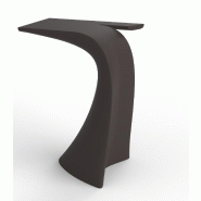 Table haute design in & out WING - marron