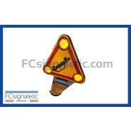 Triangle Triflash Accident AK31 autonome magnétique 500 mm 2 faces classe 2 LEDWORK LWK0560-AK31