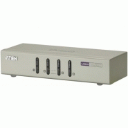 Aten cs74u kvm 4 ports vga/usb/audio + cables 52374