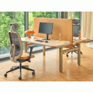 Bureau bench 2 personnes Drive Compact avec réglage en hauteur électrique