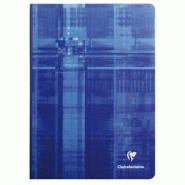 Clairefontaine Lot de 5 Cahier Metric A4, 192p./96 feuilles 90 g/m² brochure dos toilé, Séyès - 3329680691412