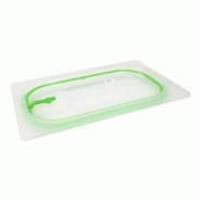 Couvercle Polypropylène étanche GN 1/4 - HACCP Vert - Gastroland - vert plastique polypropylène 3701666009280