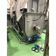 Cristaliseur horizontal d'occasion en acier inoxydable 304 3 500 litres - référence : e7609