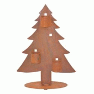 Décoshop26 - Jardinières porte-fleurs forme sapin avec trois supports de suspension en métal rouillé 05_0000623 - 3000589969603 Décoshop26 - Jardinières porte-fleurs forme sapin avec trois supports de suspension en métal rouillé 05_0000623 - 3000589969603