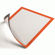 Durable Lot de 5 cadres d'affichage DURAFRAME Magnetic, pour format A4, orange - orange plastique 486909