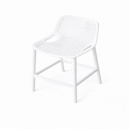 Gasfrit - Tabouret haut blanc en polypropylène 450 x 450 x 980 mm - blanc EPP (Polypropylène expansé) tolix16