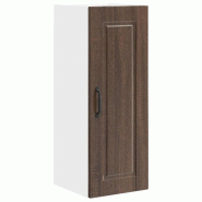 Helloshop26 - Armoire murale de cuisine moderne rangement efficace 30 x 31 x 80 cm en bois d'ingénierie chêne brun 02_0054363 - Bois massif 30002384