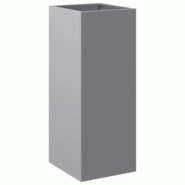 Helloshop26 - Jardinière bac lit surélevé plantes fleurs terrasse jardin argenté 32 x 29 x 75 cm acier galvanisé Argent 02_0038062 - 3000214056319 Helloshop26 - Jardinière bac lit surélevé plantes fleurs terrasse jardin argenté 32 x 29 x 75 cm acier galvanisé Argent 02_0038062 - 3000214056319