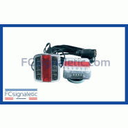 Kit de signalisation LED magnétique feux remorque LEDWORK LWK0064 Kit de signalisation LED magnétique feux remorque LEDWORK LWK0064