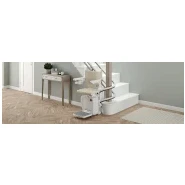 Monte-escalier avec double rail idéal pour les escaliers en colimaçon, tournants - Handicare double-rail 4000