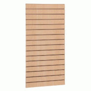 Panneau rainuré R7,5 L59,5xP120cm épaisseur 18mm - érable