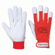 Portwest - Gants TERGSUS en peau de chèvre (Pack de 12) #E84C3D Taille 10 - 5036108201747