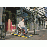 Rampes d'accès légères pliables en 2 avec sac de transport - RMPACCP2FCV-ID02