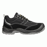 Safety Jogger - Chaussures de sécurité basses avec semelles prémoulées en acier GOBI noir S1P Noir Taille 45 - 45 noir matière synthétique 54005