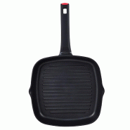 San Ignacio Energy - Poêle grill 28x28x5 cm en aluminium moulé compatible induction - aluminium Q4139