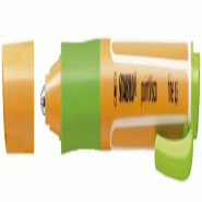 STABILO Stylo à encre gel pointVisco, pointe M, encre vert pâle, coloris jaune/vert pâle - 1099/43