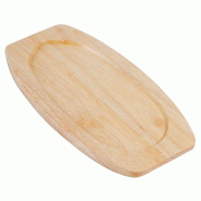 Support en bois clair pour plat en fonte OLYMPIA GG133_0