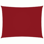 VidaXL Voile de parasol tissu oxford rectangulaire 4x5 m rouge Modèle Outdoor Aurora Plus - rouge 135656