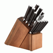XinZuo - Set de couteaux Damas 15 pièces - Série B1H He - multicolore multi-matériau B1H-H15