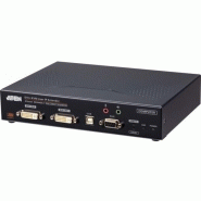 Aten premium ke6900ait emetteur kvm double dvi ip + internet réf.266946