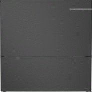 BOSCH Réfrigérateur Combiné 60cm 363l Acier Brossé Noir KGN392XCF - gris KGN392XCF
