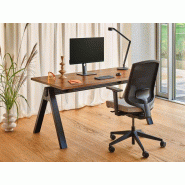 Bureau de direction Viga - bois massif hêtre finition noir - mélaminé - 5 dimensions disponibles Bureau de direction Viga - bois massif hêtre finition noir - mélaminé - 5 dimensions disponibles