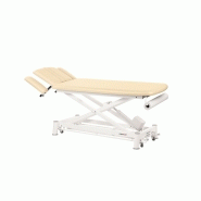 C7543-m48-t03 - table de massage électrique hauteur réglable par barre périphérique -  ecopostural - 62 x 207 cm