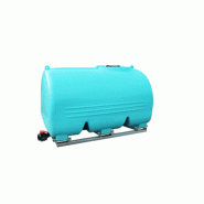 Cuve à vidange totale 3000L - PREMIUM - DURACUVE 3000 avec vanne Polypropylène DN50