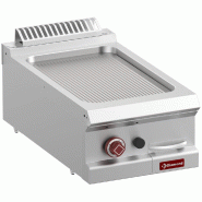 Diamond - Plaque de cuisson gaz rainurée, module 1/2 -Top- - réf. G7/PR4T-N - AKS-G7/PR4T-N