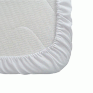 Drap housse professionnel 90x200cm - Couleur Blanche - 3770032619453