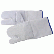 FMProfessional FMPROF Gants de cuisine/cuisson longs SBBtl - gris cuir 21709 FMProfessional FMPROF Gants de cuisine/cuisson longs SBBtl - gris cuir 21709