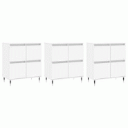 Helloshop26 - Buffet bahut commode armoire meuble de rangement organisateur cuisine salle de séjour salons 3 pcs bois d'ingénierie 02_0037006 - 3000 Helloshop26 - Buffet bahut commode armoire meuble de rangement organisateur cuisine salle de séjour salons 3 pcs bois d'ingénierie 02_0037006 - 3000