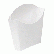 Pochette à frites The Pack en nano micro blanc 135g 13x8x13,5cm - par 1200