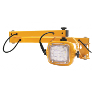 Projecteur led de quai avec bras articulé ajustable adapté pour l'éclairage industriel et d'entrepôt  - ip66 ik10 - kiarter 20w